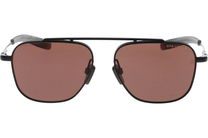 Dita  Lancier Men's Polarized Black Square Sunglasses