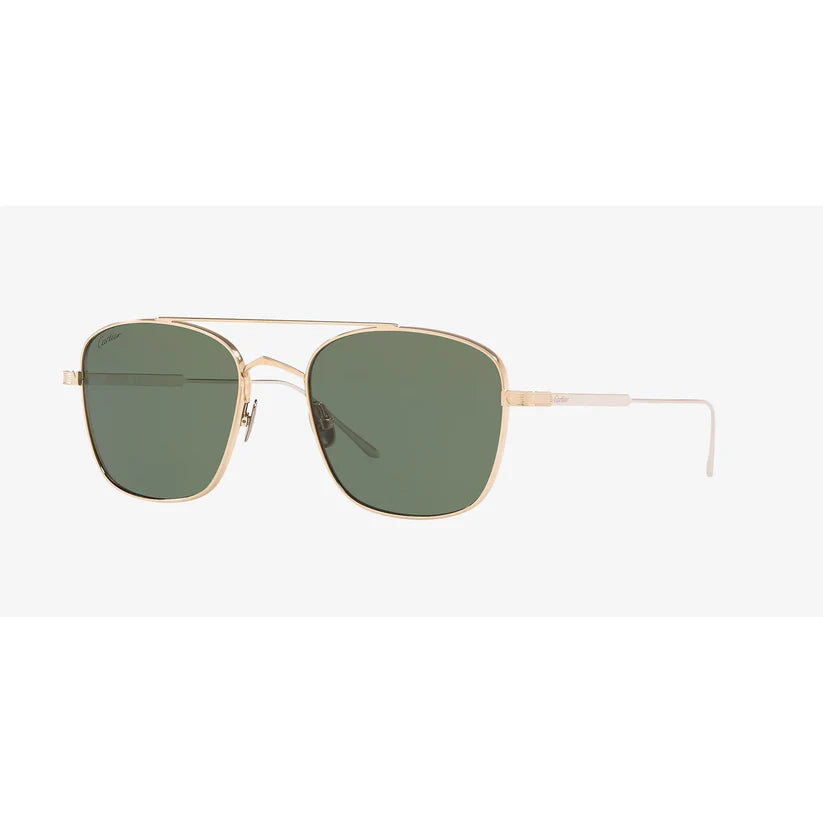CT0163S 006 GOLD WITH GREEN LENS POLARIZED