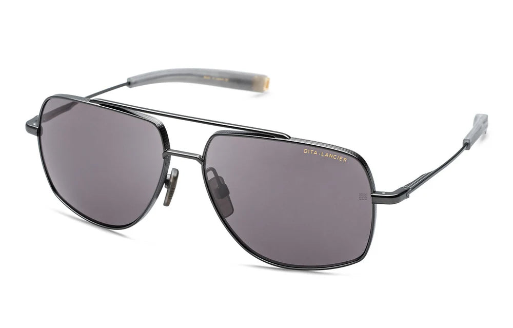 DITA LSA-107 DLS107A04 POLARIZED GUNMETAL SUNGLASSES
