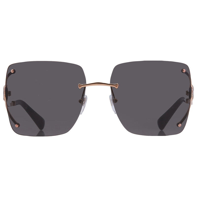 Dark Grey Square Ladies Sunglasses BV6190BD 201487 61