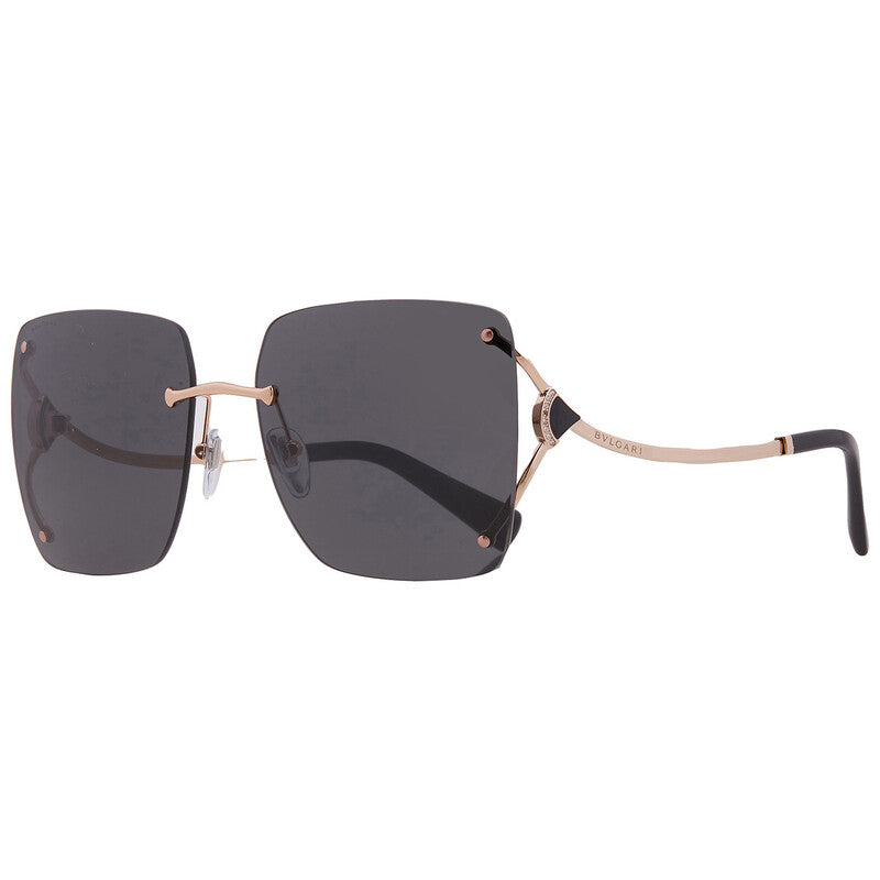 Dark Grey Square Ladies Sunglasses BV6190BD 201487 61