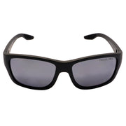 Prada Linea Rossa  Polarized Dark Grey Mirror Silver Rectangular Men's Sunglasses PS 01WS UFK07H 59