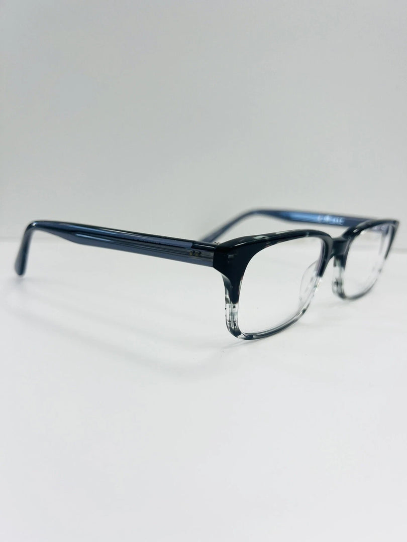 Masunaga 032 #89 Black Marble Square Eyeglasses